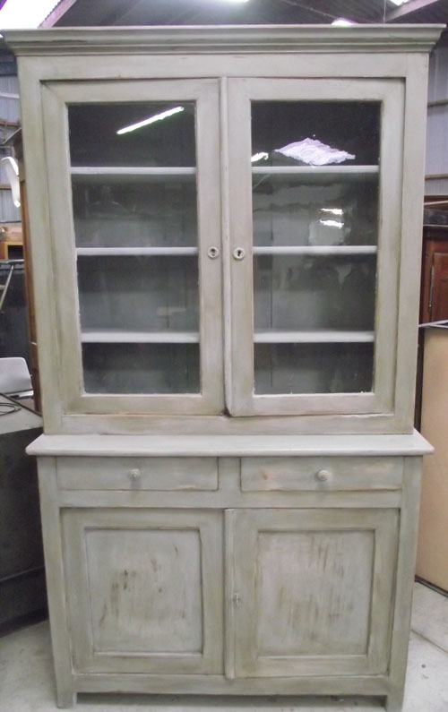 wonderful french antique glazed buffet